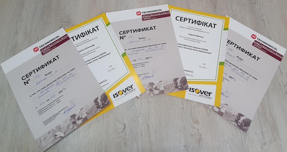 Сертифікати