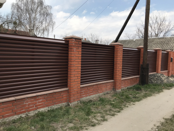 Металевий паркан Жалюзі 13