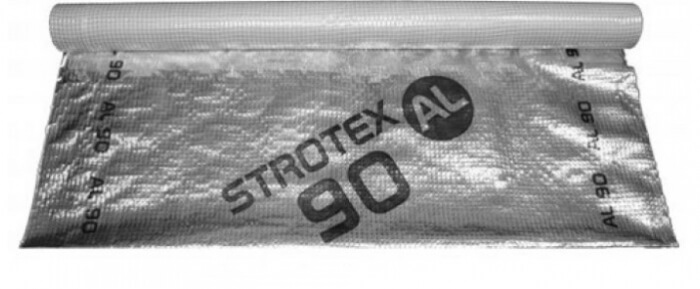 Металізована пароізоляційна плівка Strotex AL 90